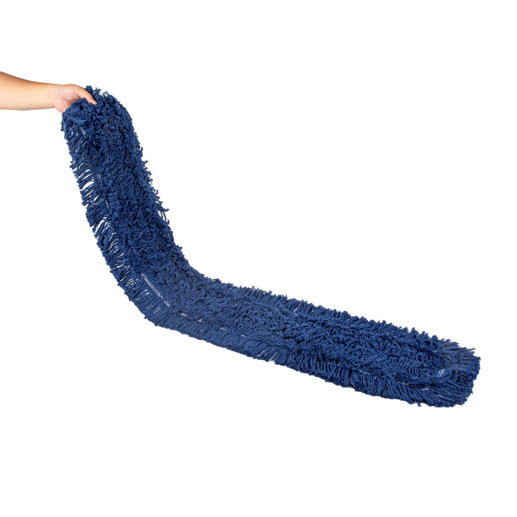 Clean Tek Professional Blue Cotton-Poly Dust Mop Head - 48" x 5" - 1 count box