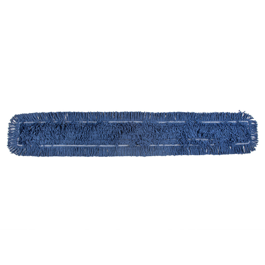 Clean Tek Professional Blue Cotton-Poly Dust Mop Head - 59 3/4" x 5" - 1 count box