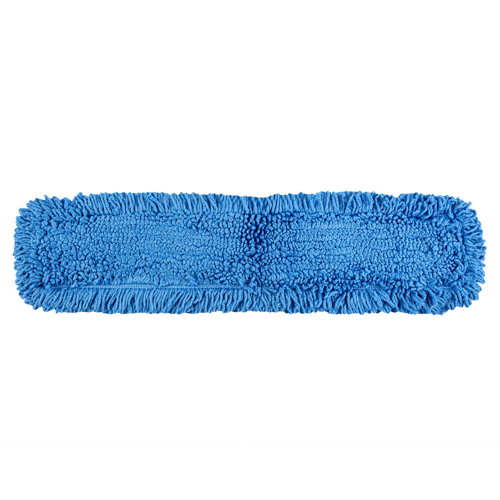 Clean Tek Professional Blue Microfiber Dust / Dry Mop Head - Looped - 36" - 1 count box
