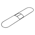 Clean Tek Professional Wire Swivel Snap Mop Frame - 24" x 5" - 1 count box
