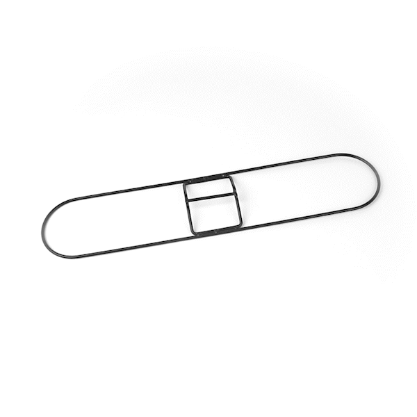 Clean Tek Professional Wire Swivel Snap Mop Frame - 24" x 5" - 1 count box