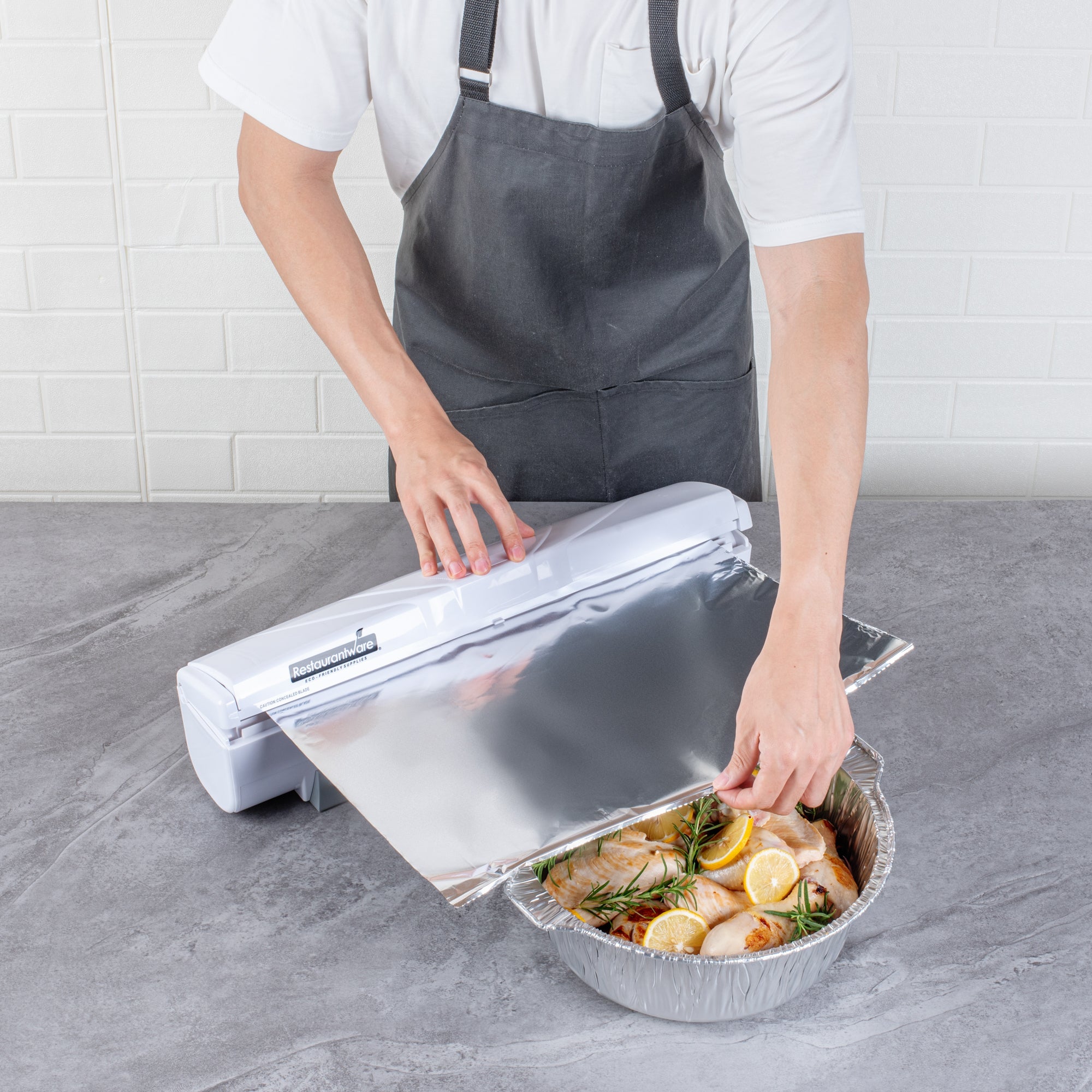 Chef 101 Film and Foil Dispenser / Cutter - Fits 12" - 18" x 1000' Roll - 1 count box