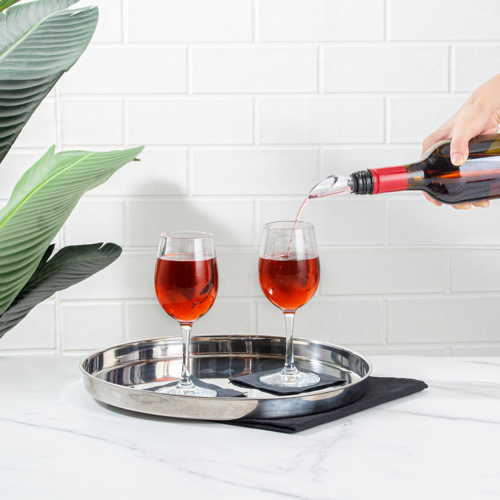 Bar Lux Stainless Steel Wine Chiller Stick / Pourer - with Aerator - 12 3/4" - 1 count box