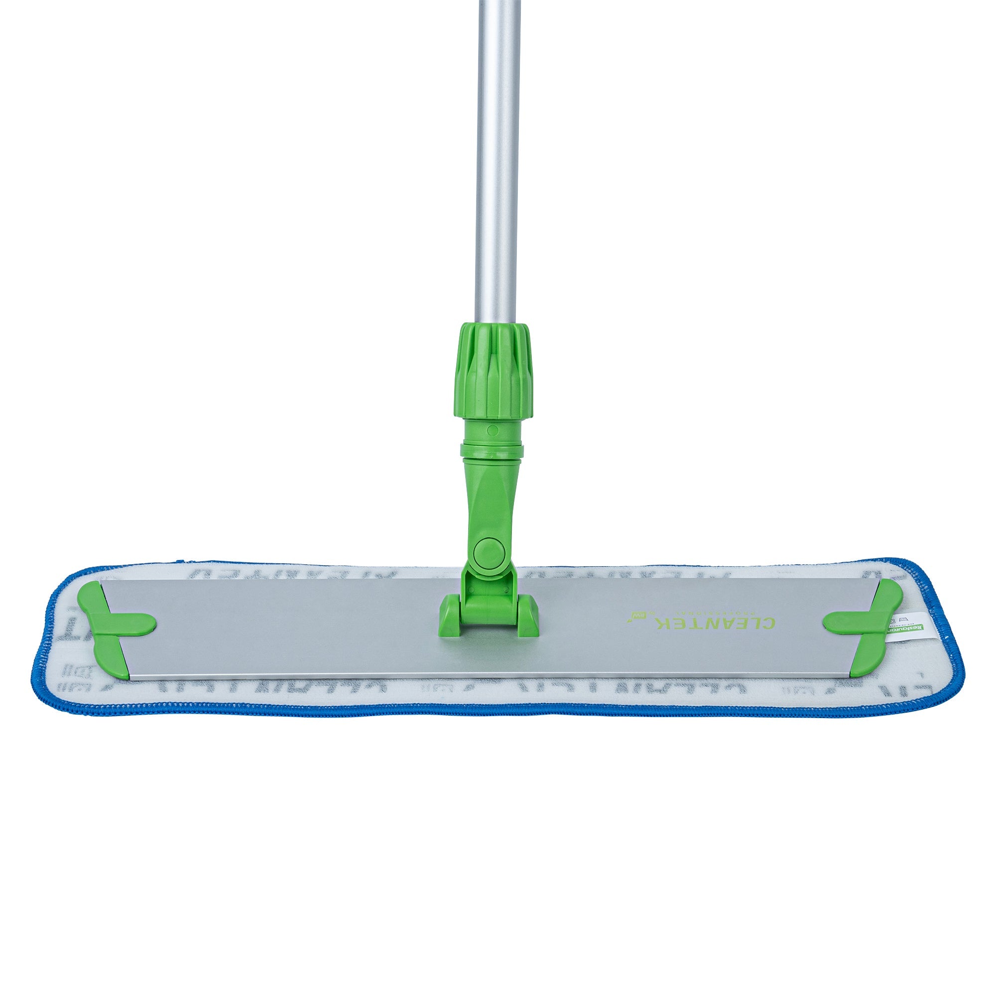 Clean Tek Professional Blue Microfiber Hook and Loop Wet / Dry Mop Pad - 19 1/2" - 1 count box