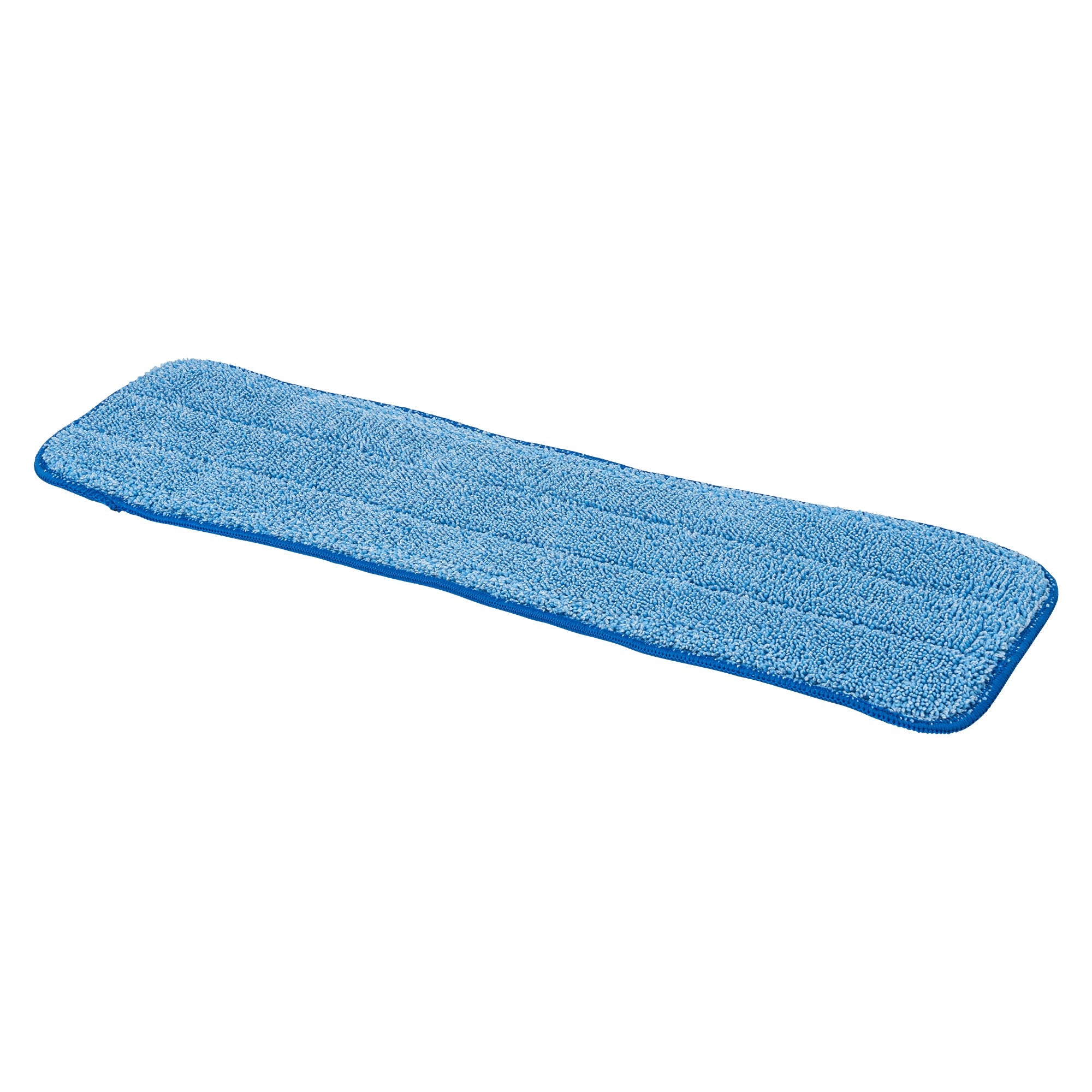 Clean Tek Professional Blue Microfiber Hook and Loop Wet / Dry Mop Pad - 19 1/2" - 1 count box