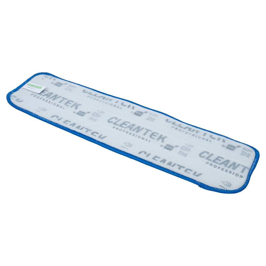 Clean Tek Professional Blue Microfiber Hook and Loop Wet / Dry Mop Pad - 19 1/2" - 1 count box
