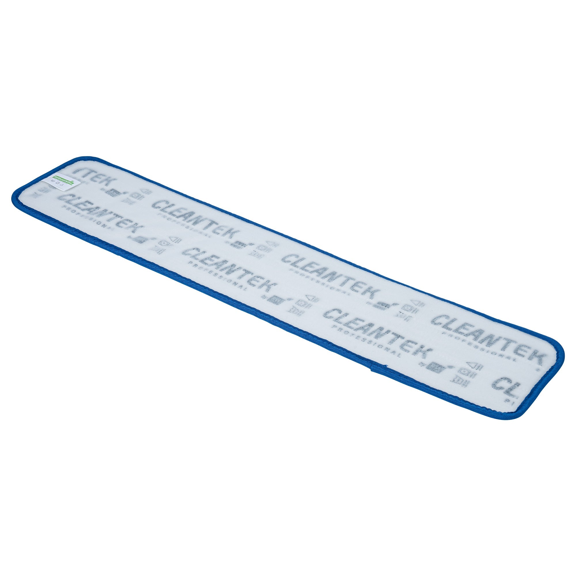 Clean Tek Professional Blue Microfiber Hook and Loop Wet / Dry Mop Pad - Zig Zag - 25 1/2" - 1 count box
