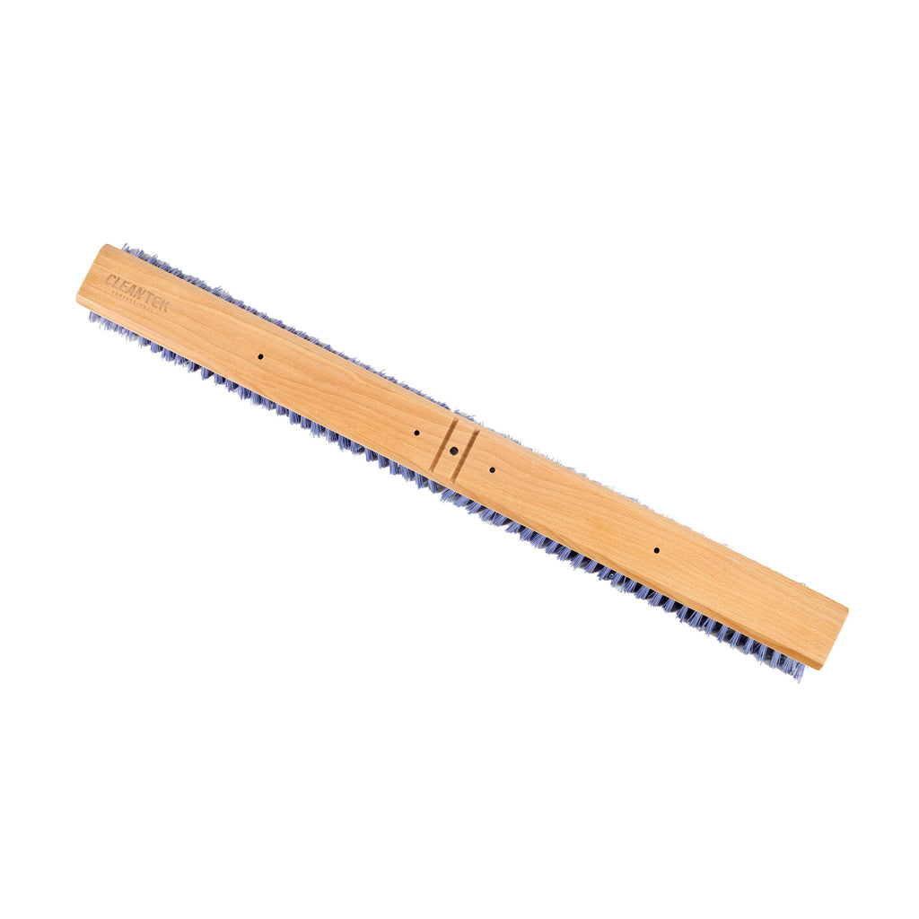 Clean Tek Professional 30" Hardwood Contractor / Push Broom Head - with Heavy Flagged Bristles - 1 count box
