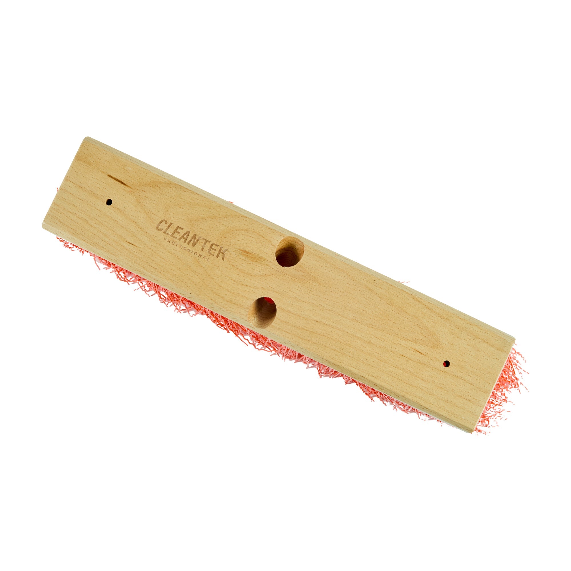 Clean Tek Professional 16" Hardwood Street / Push Broom Head - with Heavy Unflagged Bristles - 1 count box