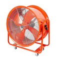 Wind Blade Red Portable High Velocity Ventilator Drum Fan - Tilt Head, 3/4 HP, 9,286 CFM - 32" - 1 count box