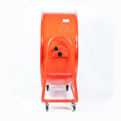 Wind Blade Red Portable High Velocity Ventilator Drum Fan - Tilt Head, 1 1/2 HP, 15,357 CFM - 42" - 1 count box