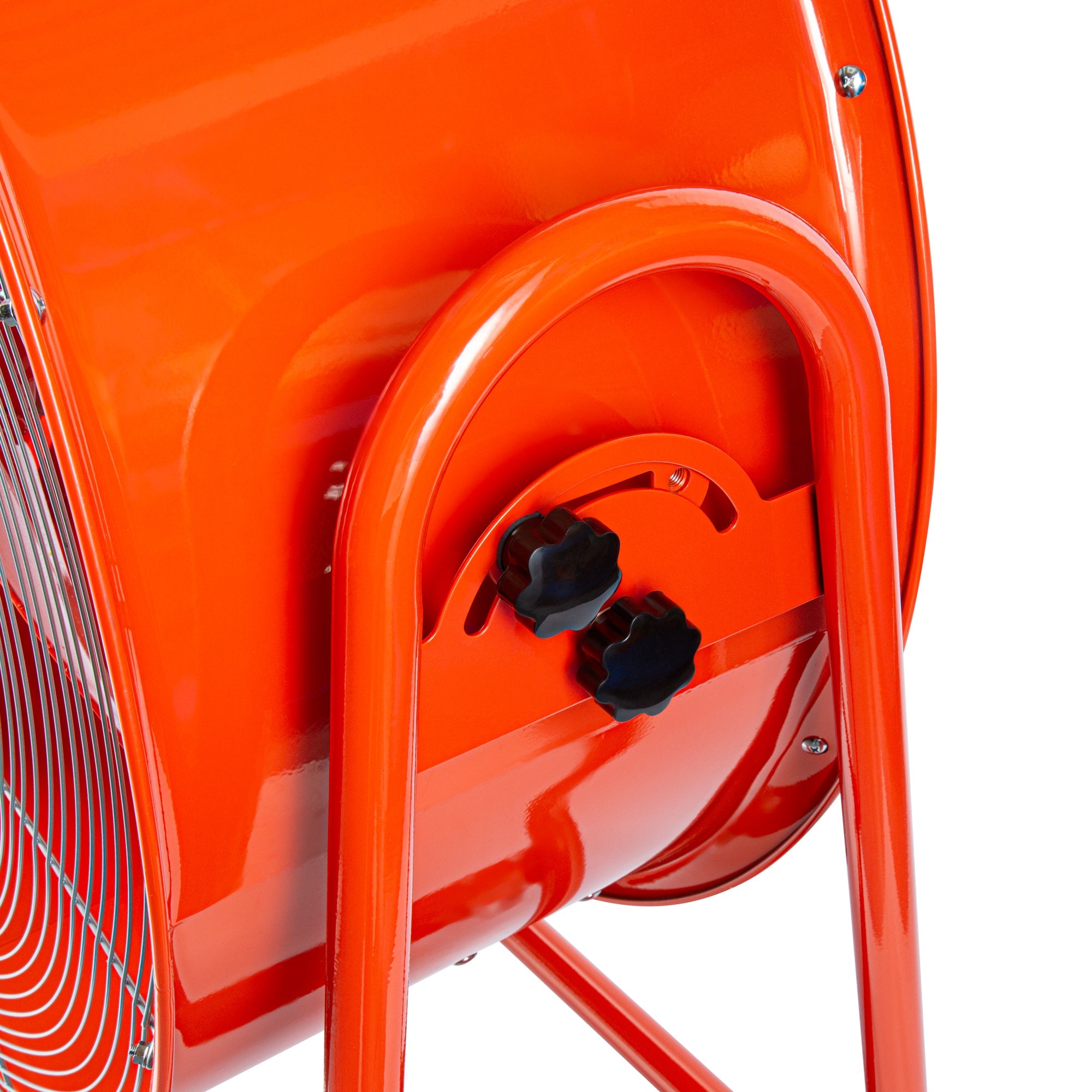 Wind Blade Red Portable High Velocity Ventilator Drum Fan - Tilt Head, 1 1/2 HP, 15,357 CFM - 42" - 1 count box