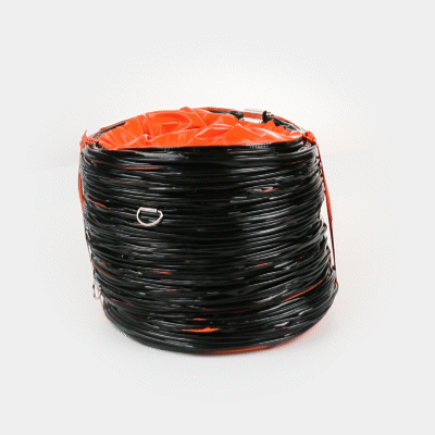 Wind Blade Orange PVC Ventilation Duct Hose - For 10" Ventilator Fan, Insulated, Extra Flexible - 9 3/4" x 25' - 1 count box