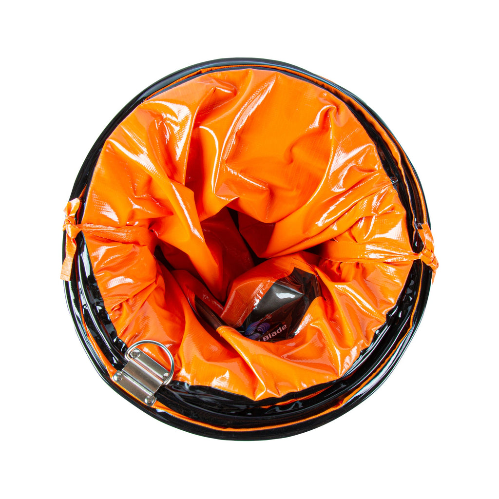 Wind Blade Orange PVC Ventilation Duct Hose - For 10" Ventilator Fan, Insulated, Extra Flexible - 9 3/4" x 25' - 1 count box