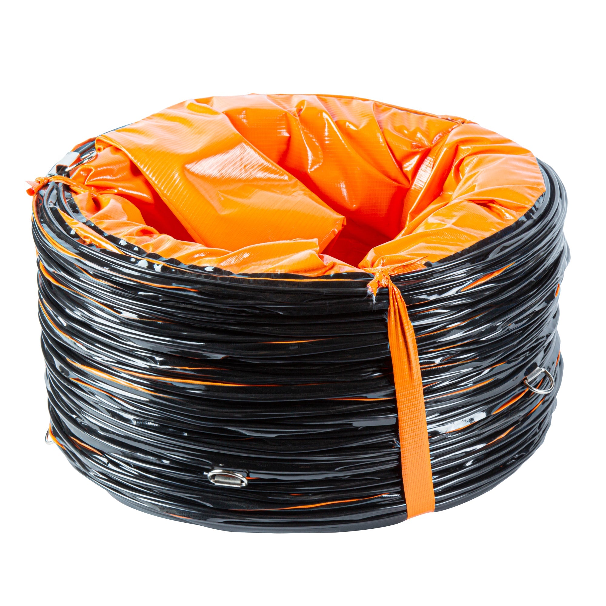 Wind Blade Orange PVC Ventilation Duct Hose - For 16" Ventilator Fan, Insulated, Extra Flexible - 15 3/4" x 25' - 1 count box