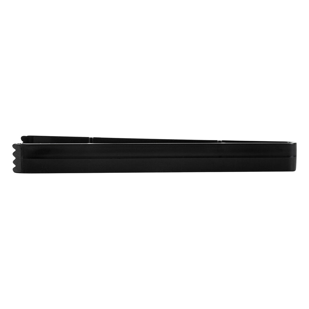 Cater Tek Black Plastic Tongs - Serrated, Heavy Duty - 9" - 100 count box