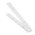 Cater Tek Clear Plastic Tongs - Serrated, Heavy Duty - 9" - 10 count box