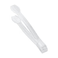 Cater Tek Clear Plastic Tongs - Ridged - 9" - 10 count box