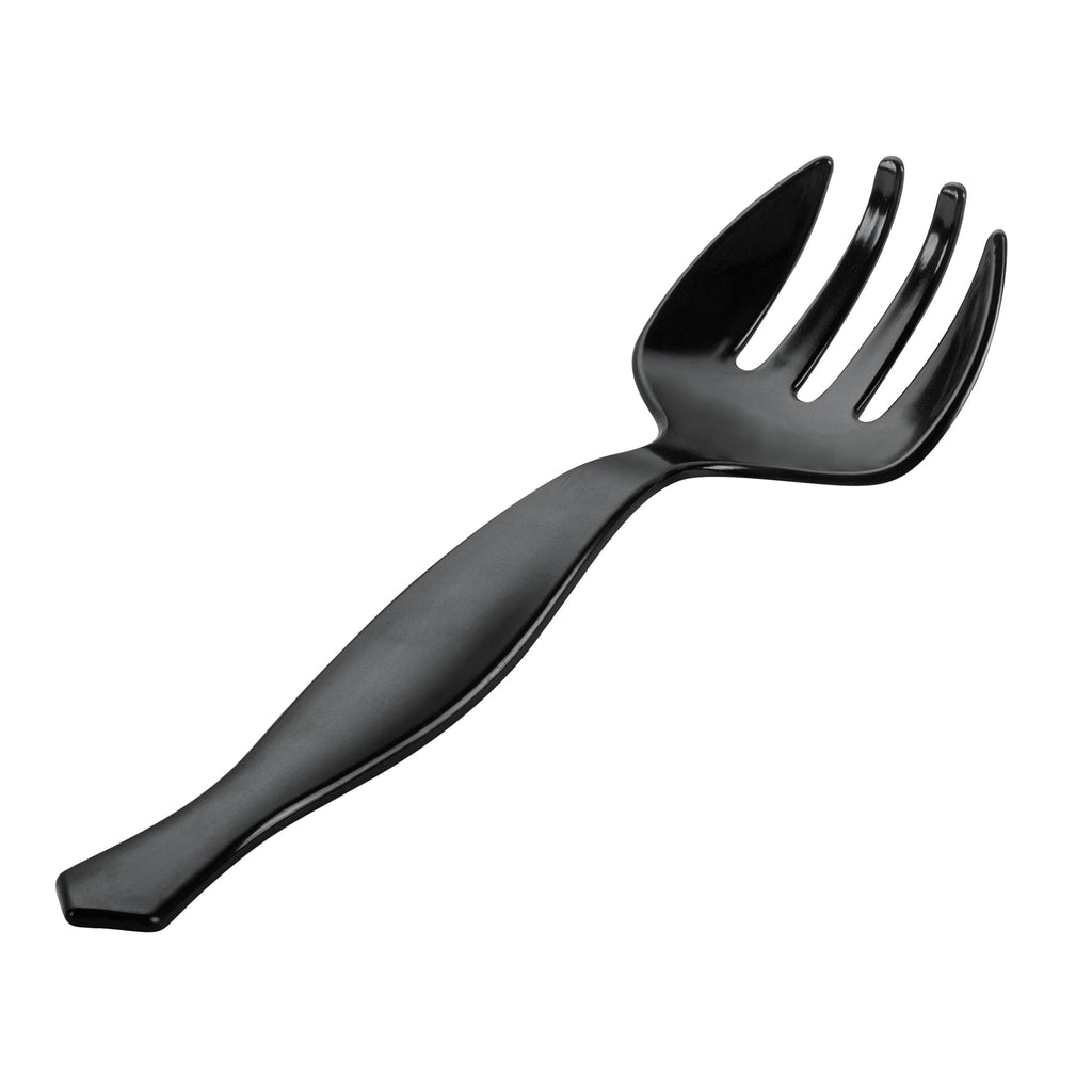 Cater Tek Black Plastic Serving Fork - 8 1/2" - 10 count box