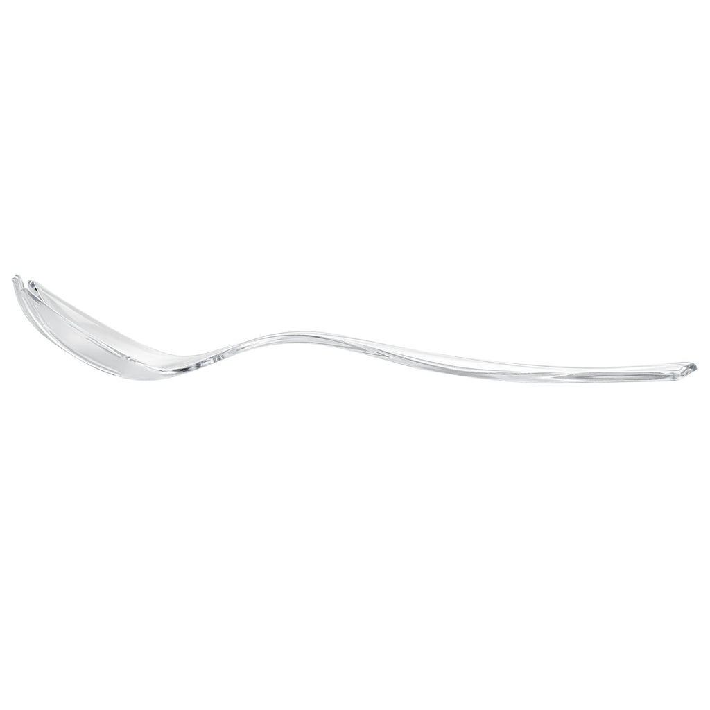 Cater Tek Clear Plastic Serving Fork - 8 1/2" - 10 count box