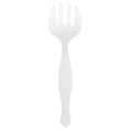 Cater Tek White Plastic Serving Fork - 8 1/2" - 10 count box