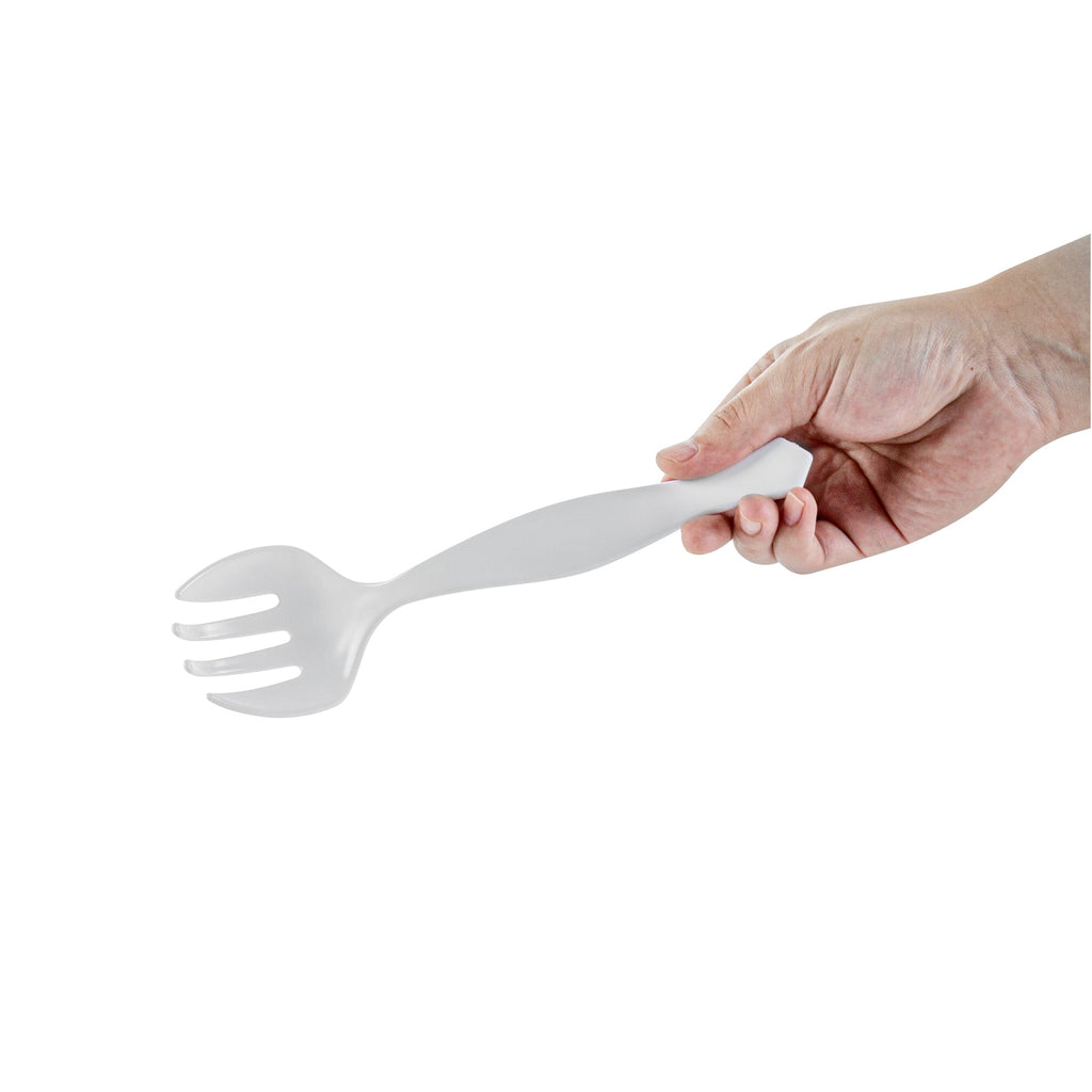 Cater Tek White Plastic Serving Fork - 8 1/2" - 10 count box