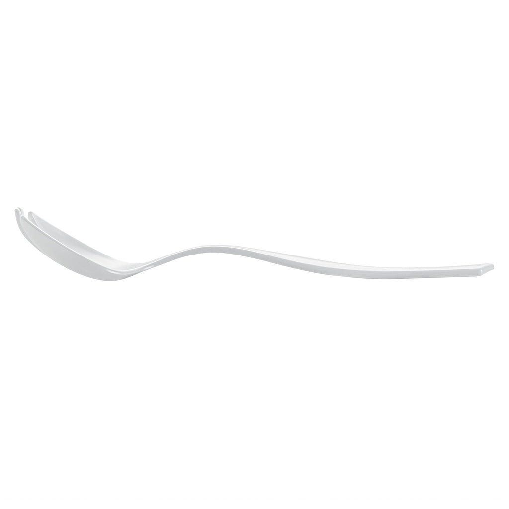 Cater Tek White Plastic Serving Fork - 8 1/2" - 100 count box