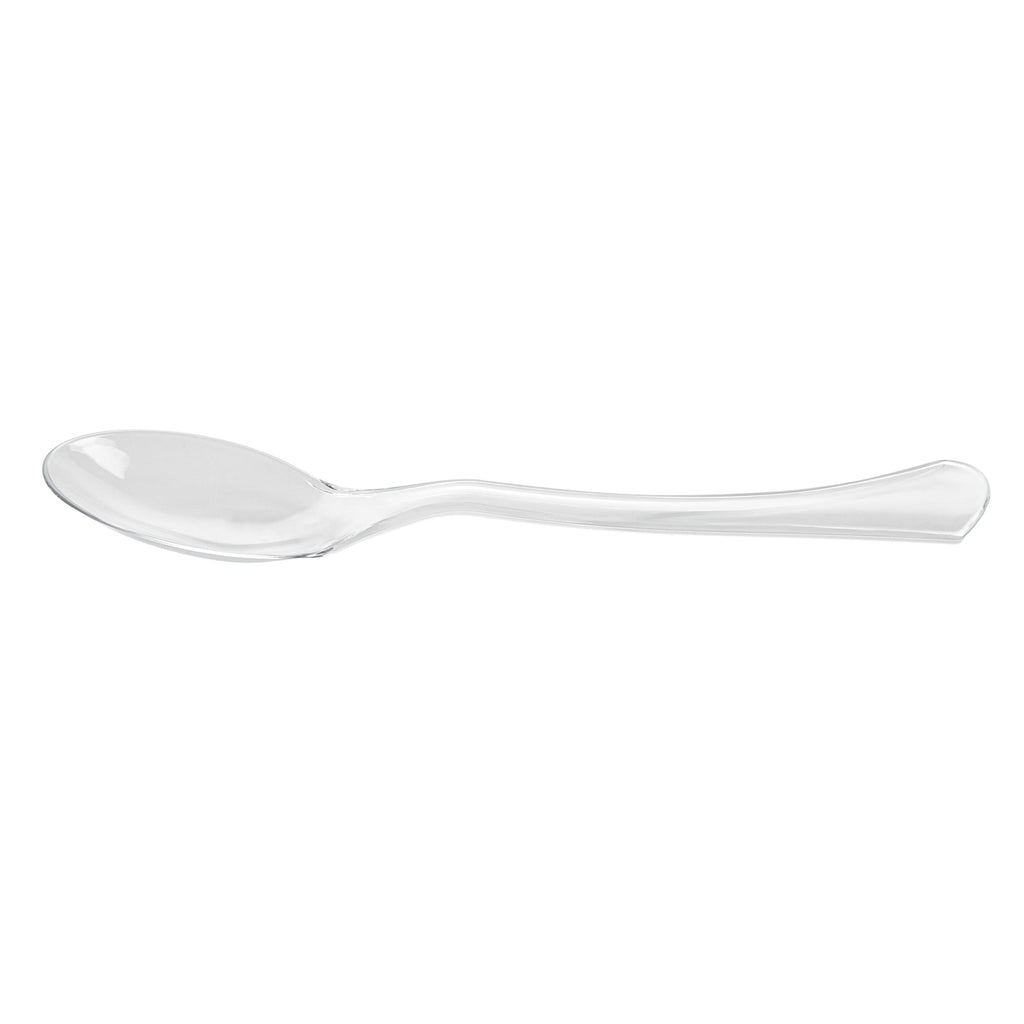 Cater Tek Clear Plastic Serving Spoon - 9 3/4" - 10 count box