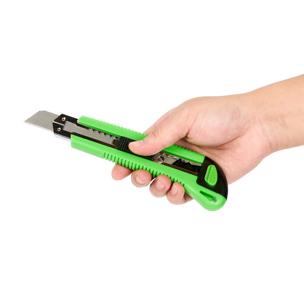 Handy Tek Green Snap Off Blade Knife - 6 3/4" - 1 count box