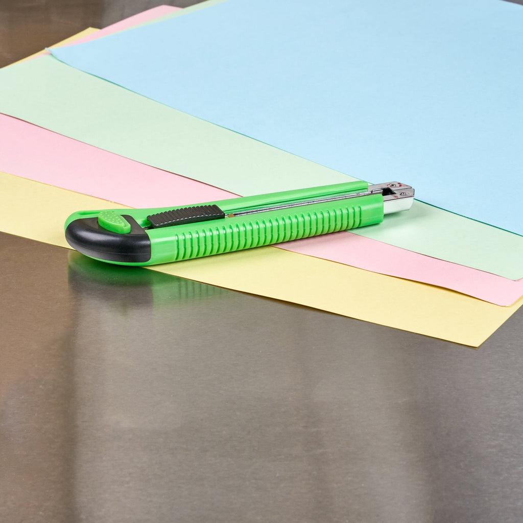 Handy Tek Green Snap Off Blade Knife - 6 3/4" - 1 count box
