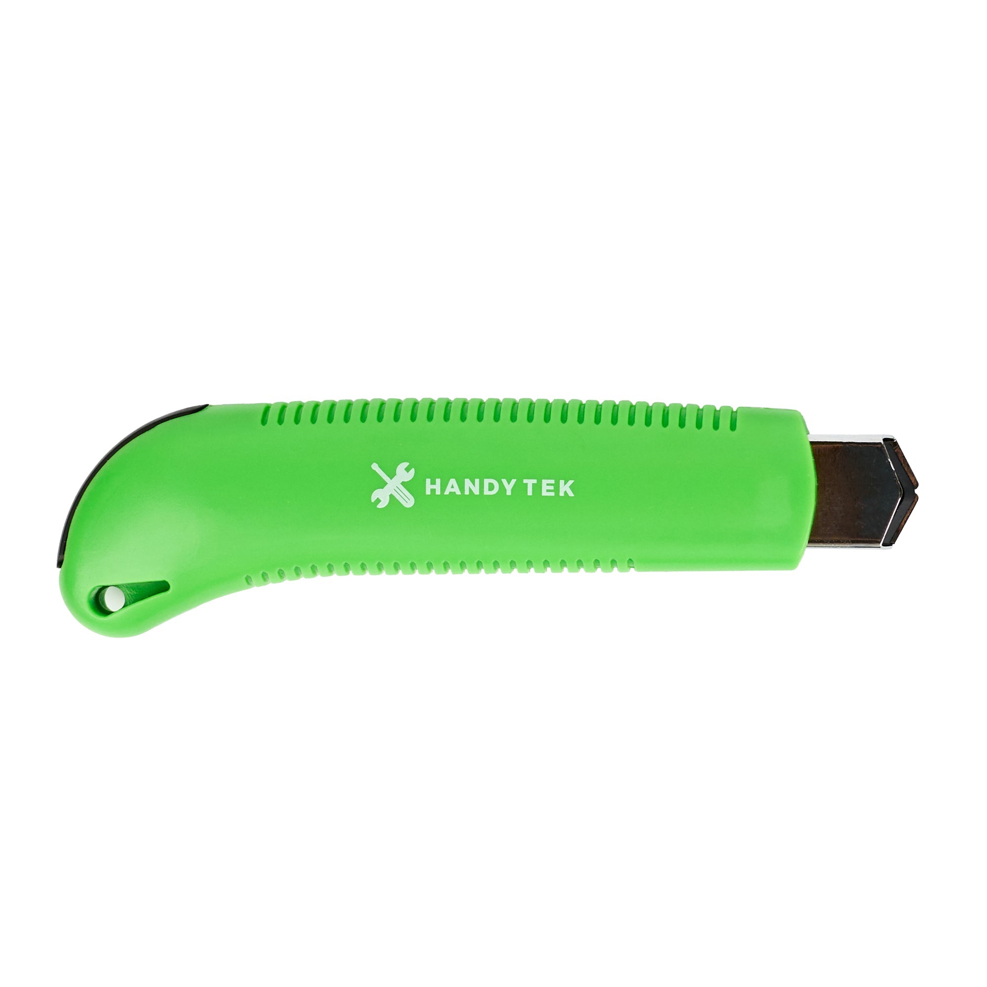 Handy Tek Green Snap Off Blade Knife - 6 3/4" - 12 count box