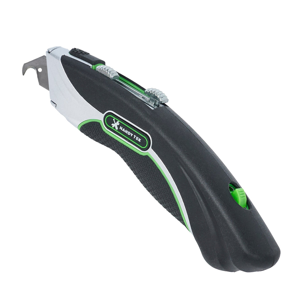Handy Tek Black Dual Blade Utility Knife - Quick Change, Heavy Duty - 7" - 1 count box