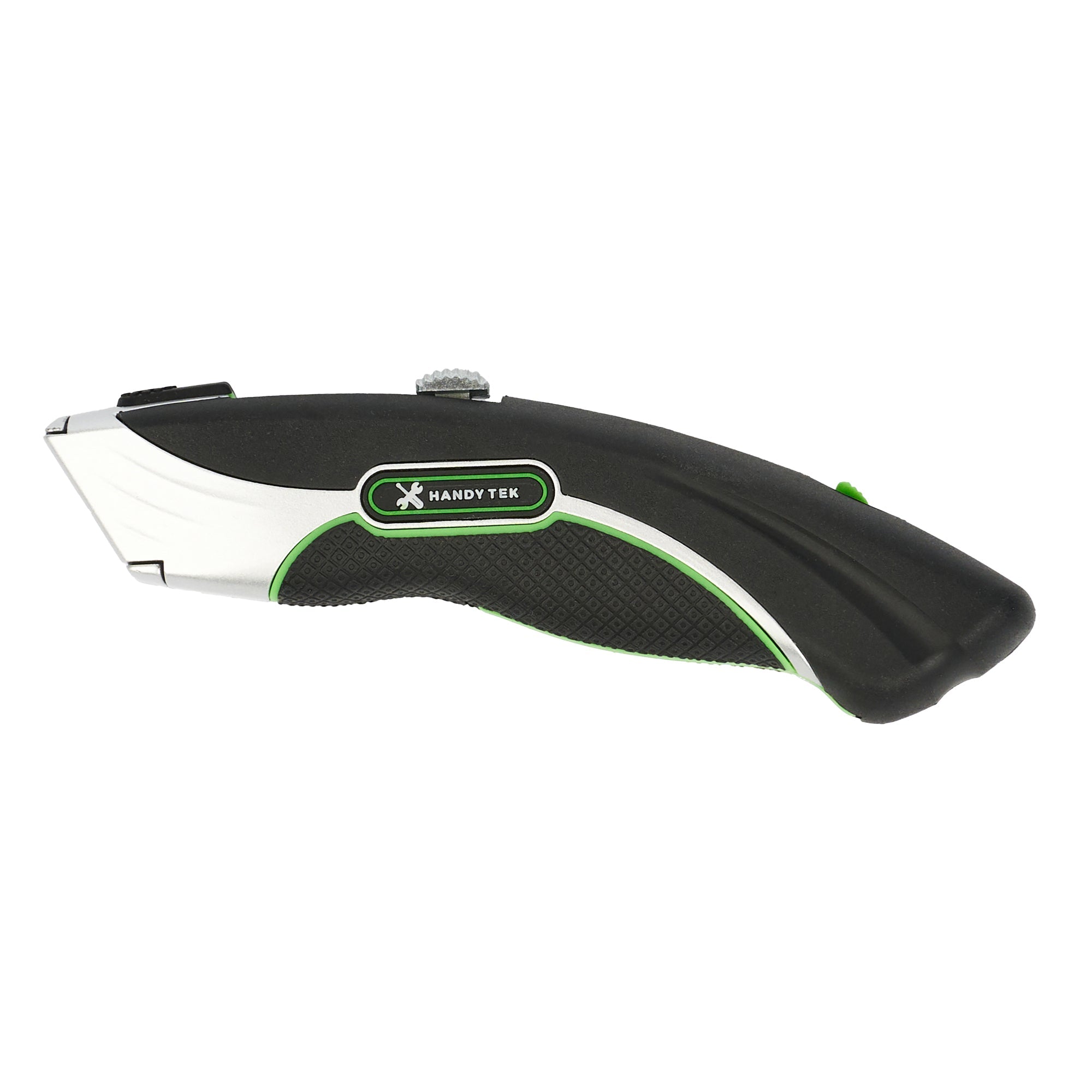 Handy Tek Black Dual Blade Utility Knife - Quick Change, Heavy Duty - 7" - 6 count box