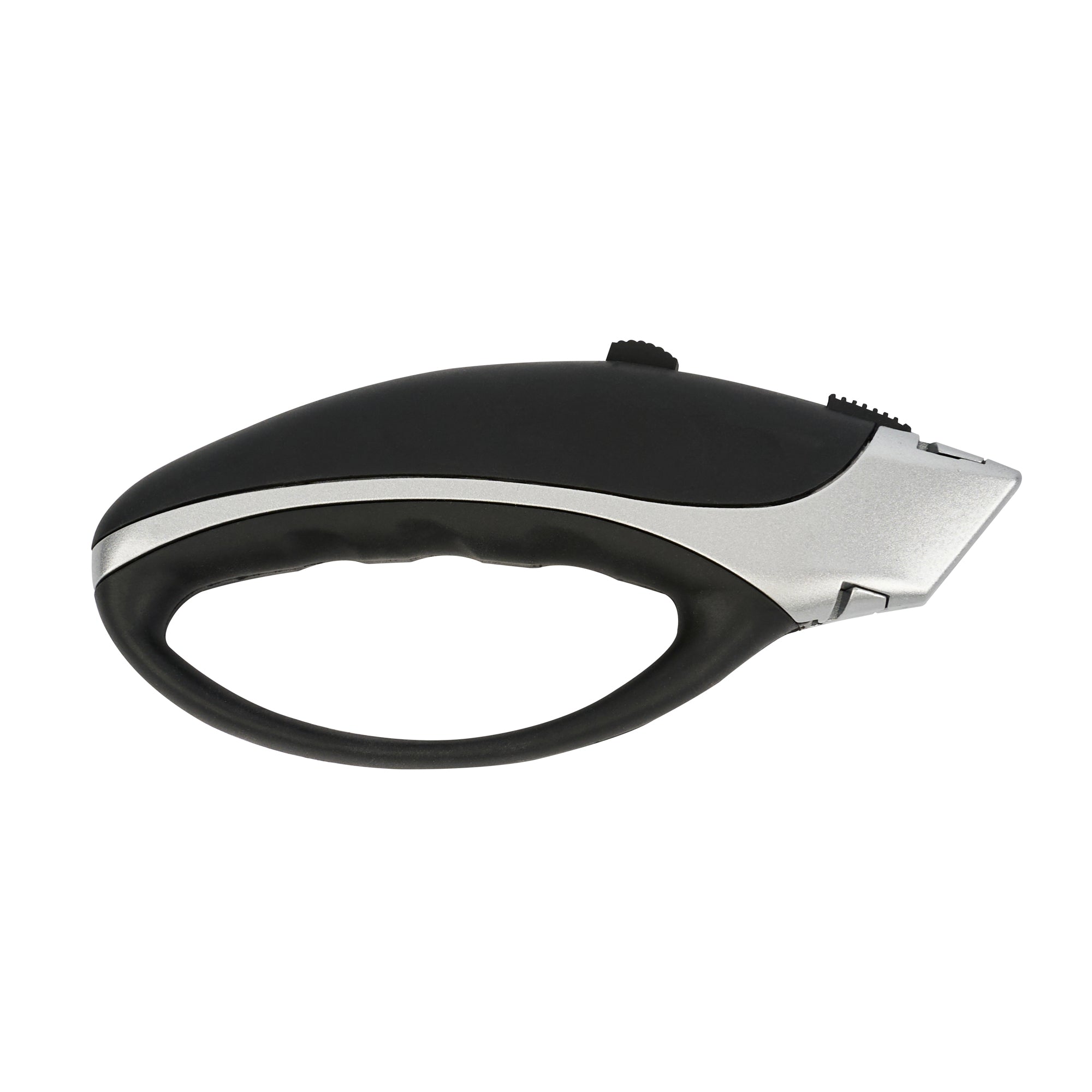 Handy Tek Black Safety Utility Knife - Quick Change, Heavy Duty - 6 3/4" - 6 count box