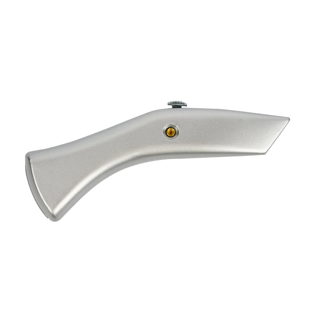 Handy Tek Silver Utility Knife - with Blade Lock Wheel, Quick Change, Heavy Duty - 7" - 6 count box