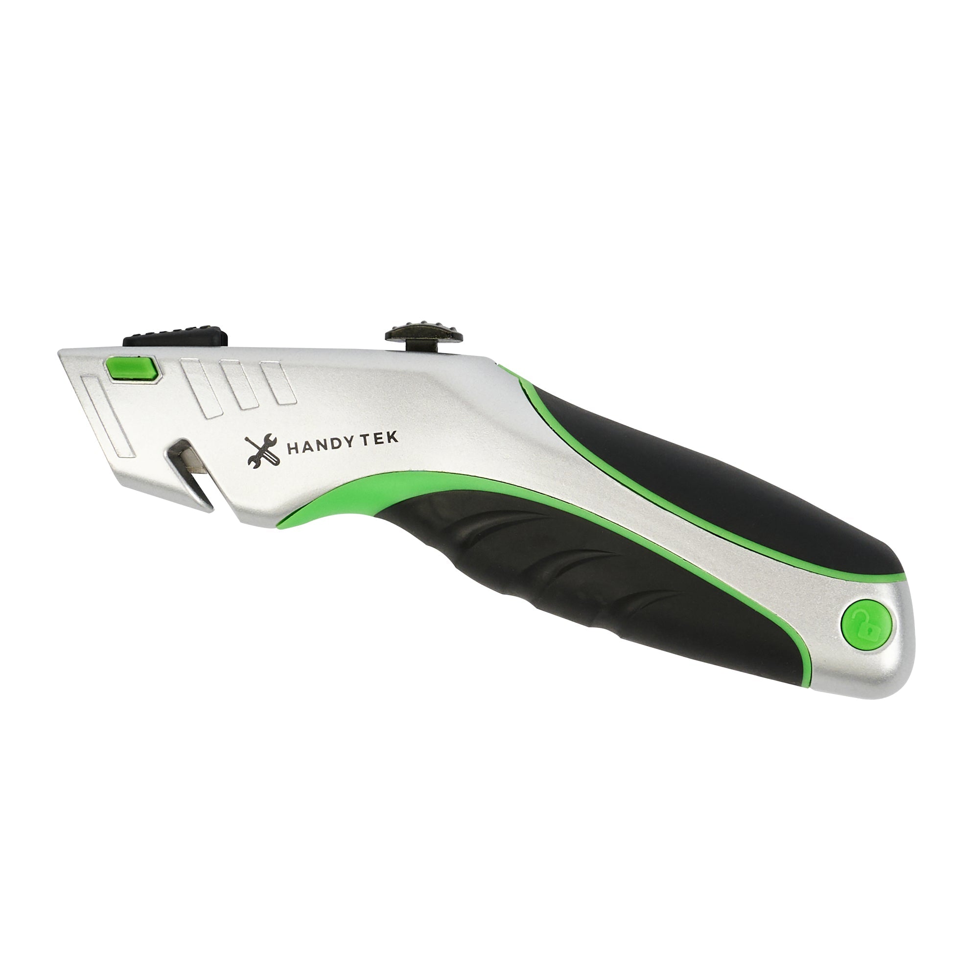 Handy Tek Silver Utility Knife - Quick Change, Heavy Duty - 7" - 1 count box