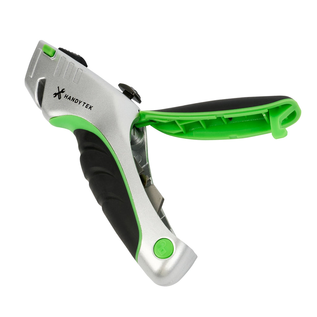 Handy Tek Silver Utility Knife - Quick Change, Heavy Duty - 7" - 1 count box