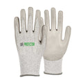 Life Protector Gray HPPE Polyester / Spandex Extra Large Work Gloves - with Polyurethane Palm Coating, Cut-Resistant - Pair - 1 count box