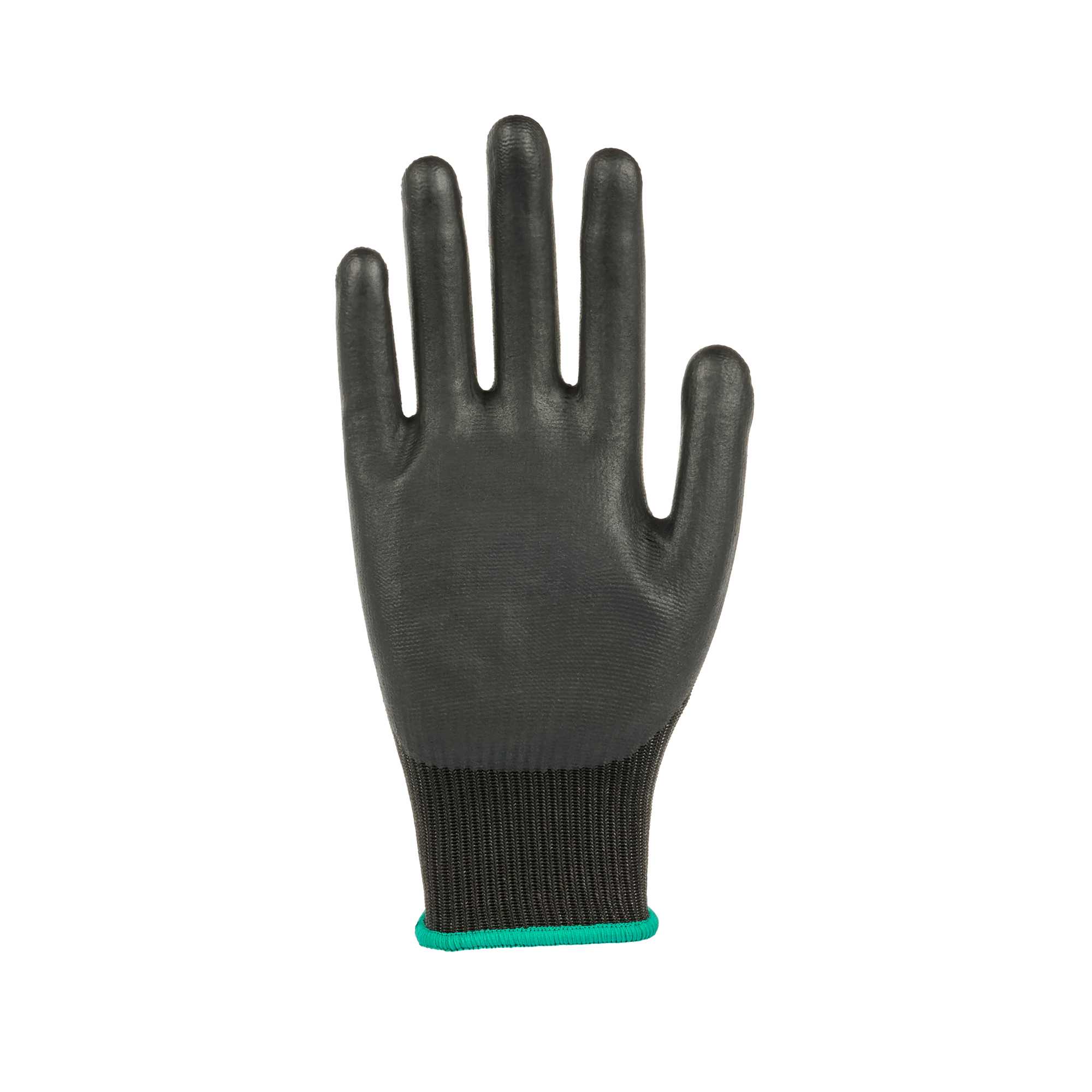 Life Protector Black HPPE Nylon / Spandex Medium Work Gloves - with Ultra-Thin Foam Nitrile Palm Coating, Cut-Resistant - Pair - 1 count box
