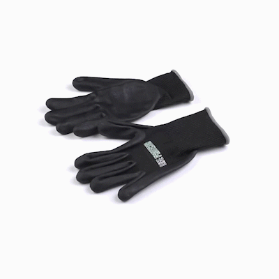 Life Protector Black HPPE Nylon / Spandex Extra Large Work Gloves - Ultra-Thin Foam Nitrile Palm Coating, Cut-Resistant - Pair - 1 count box