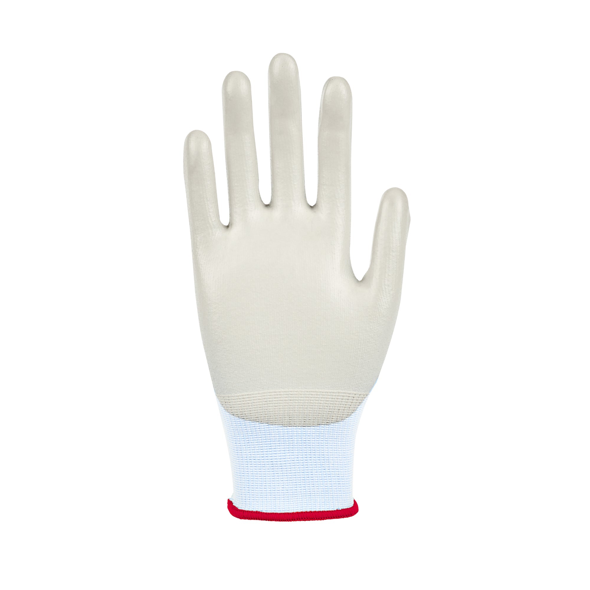 Life Protector Light Blue Diamond Blend Small Work Gloves - with Foam Polyurethane Palm Coating, Cut-Resistant - Pair - 10 count box