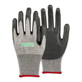 Life Protector Gray HPPE Polyester / Spandex Small Work Gloves - Ultra-Thin Foam Nitrile Palm Coating, Cut-Resistant - Pair - 1 count box