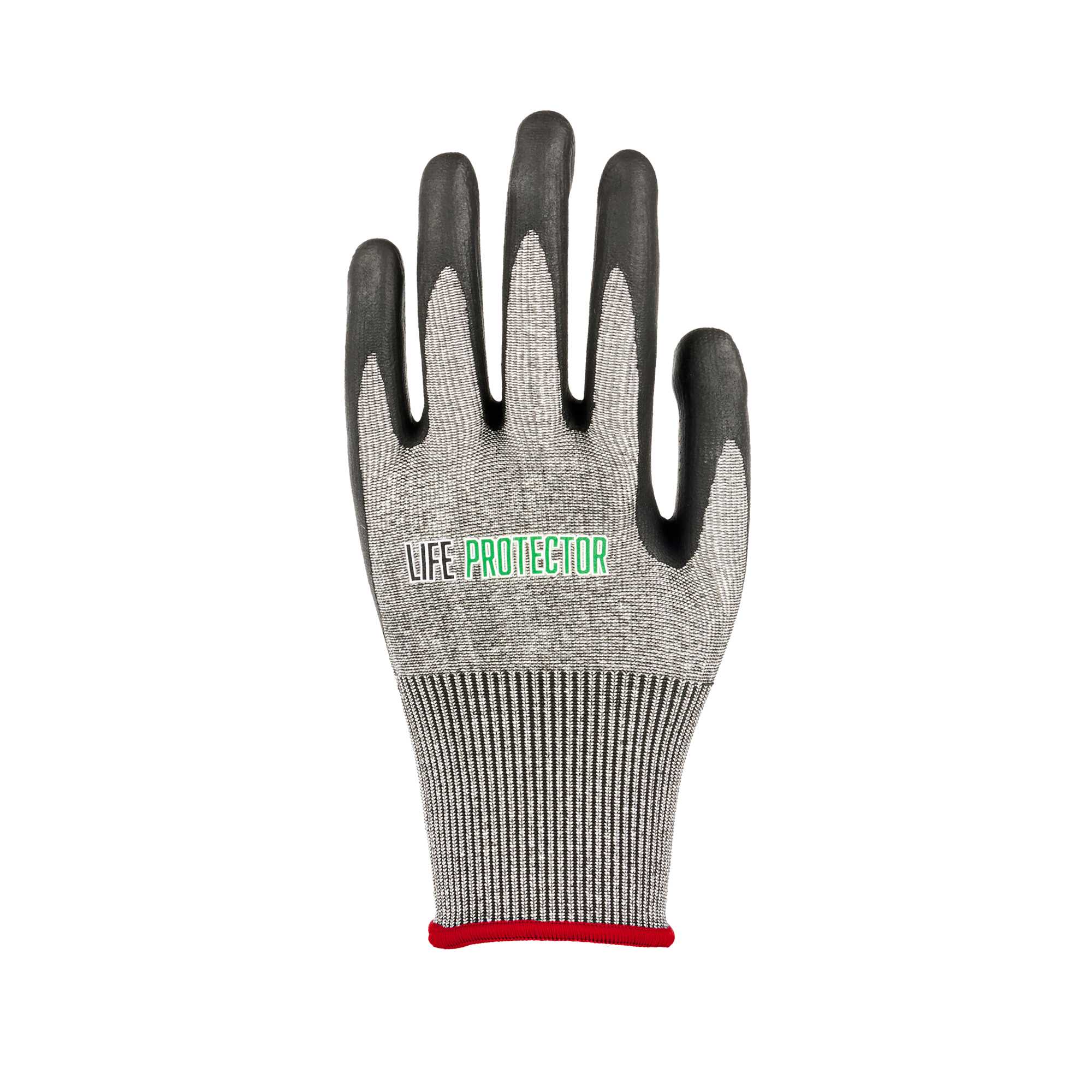 Life Protector Gray HPPE Polyester / Spandex Small Work Gloves - Ultra-Thin Foam Nitrile Palm Coating, Cut-Resistant - Pair - 1 count box