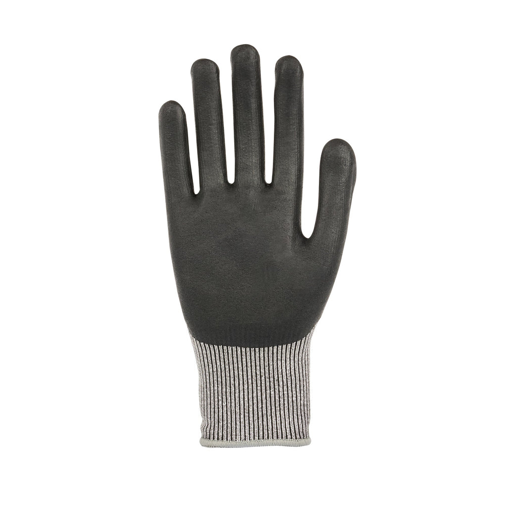 Life Protector Gray HPPE Polyester / Spandex Extra Large Work Gloves - with Foam Nitrile Palm Coating, Cut-Resistant - Pair - 10 count box