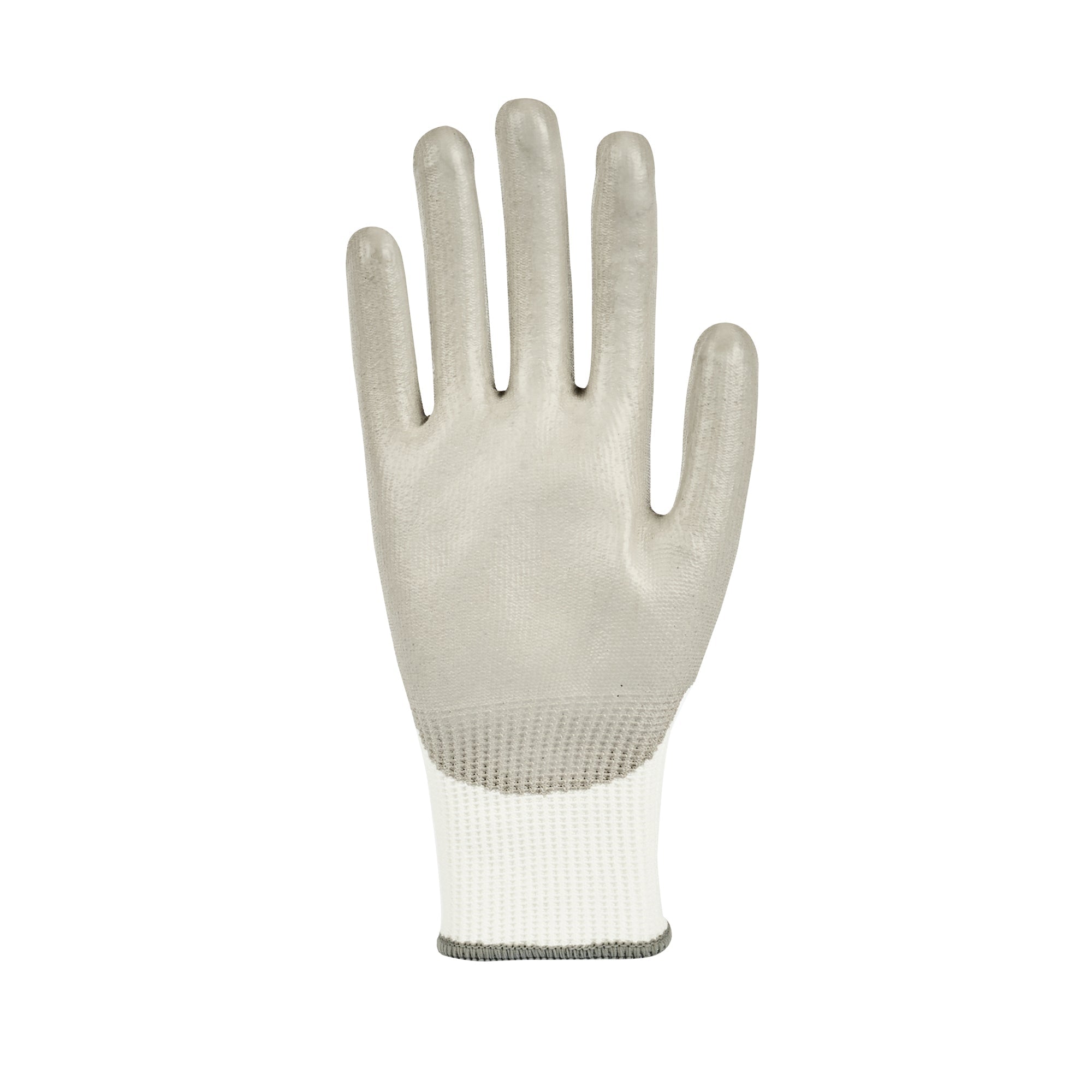 Life Protector White HPPE Polyester / Spandex Extra Large Work Gloves - with Polyurethane Palm Coating, Cut-Resistant - Pair - 10 count box