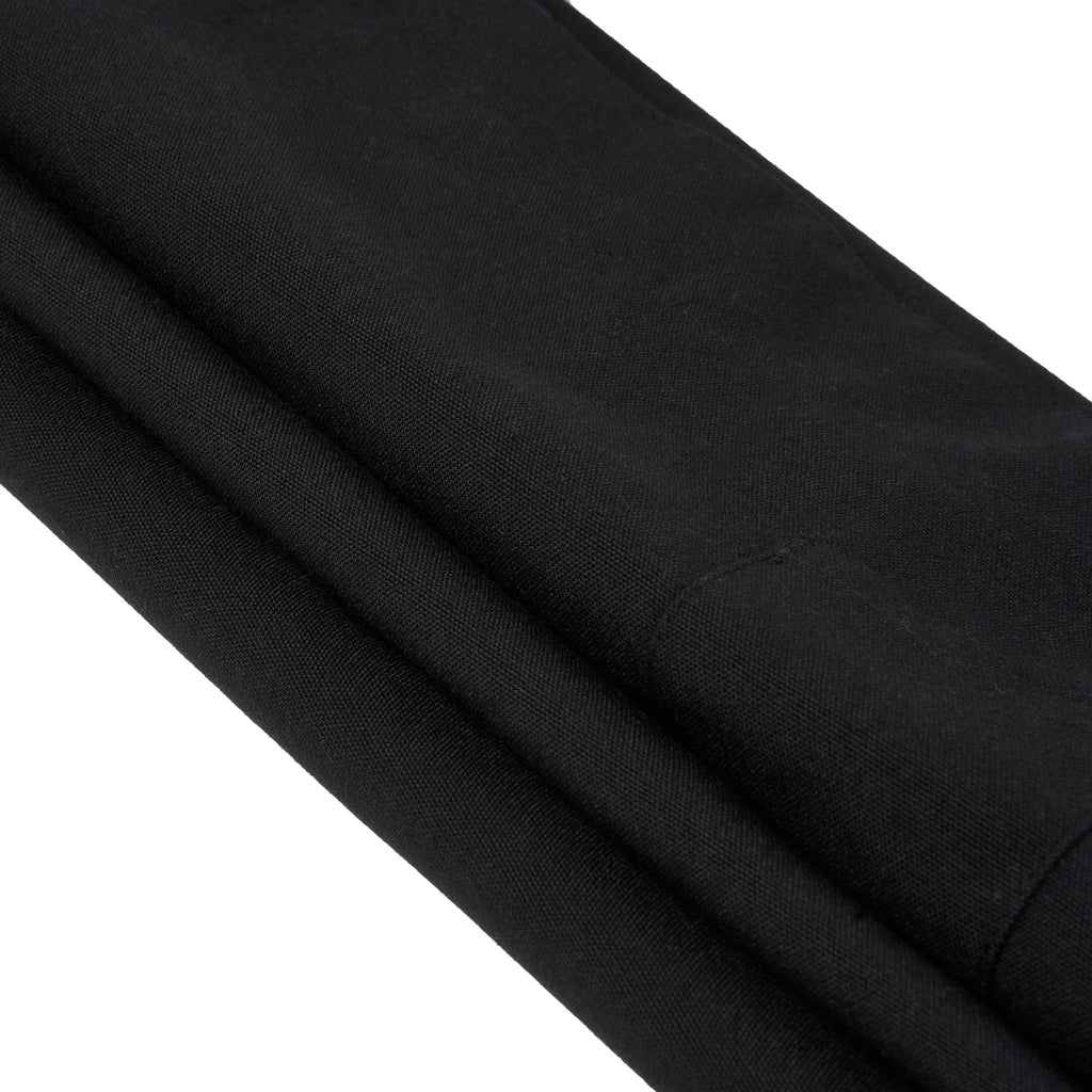 Chef 101 Black Standard Bib Apron - with 3 Pockets - 32 1/2'' x 27 1/2'' - 1 count box