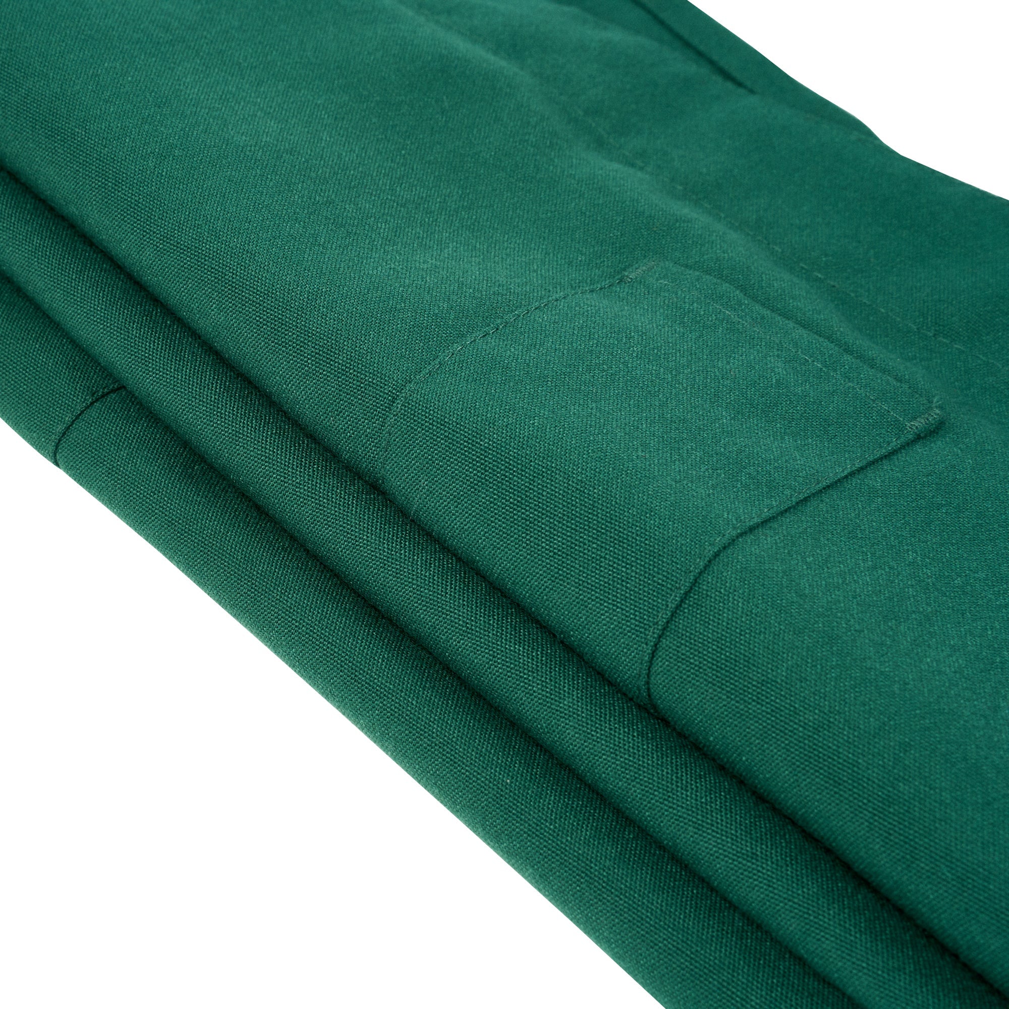 Chef 101 Green Standard Bib Apron - with 3 Pockets - 32 1/2'' x 27 1/2'' - 1 count box