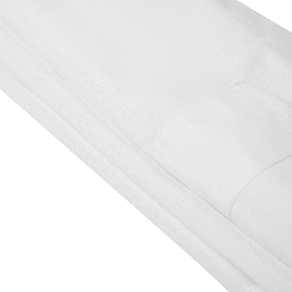 Chef 101 White Standard Bib Apron - with 3 Pockets - 32 1/2'' x 27 1/2'' - 1 count box
