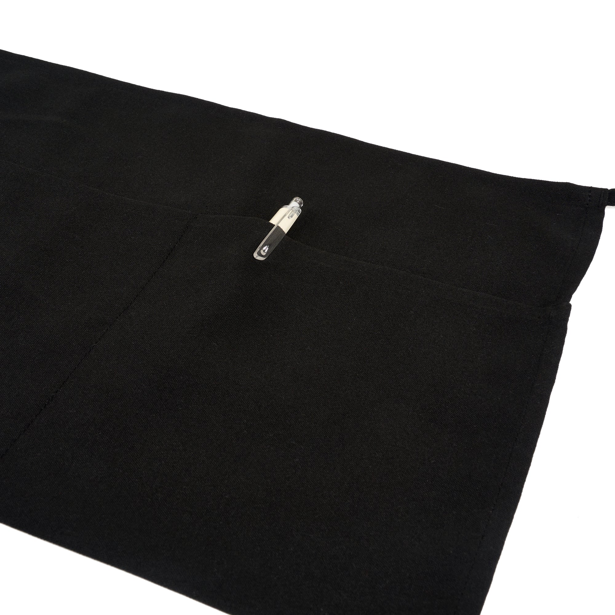 Chef 101 Black Standard Waist Apron - with 3 Pockets - 24" x 12" - 100 count box