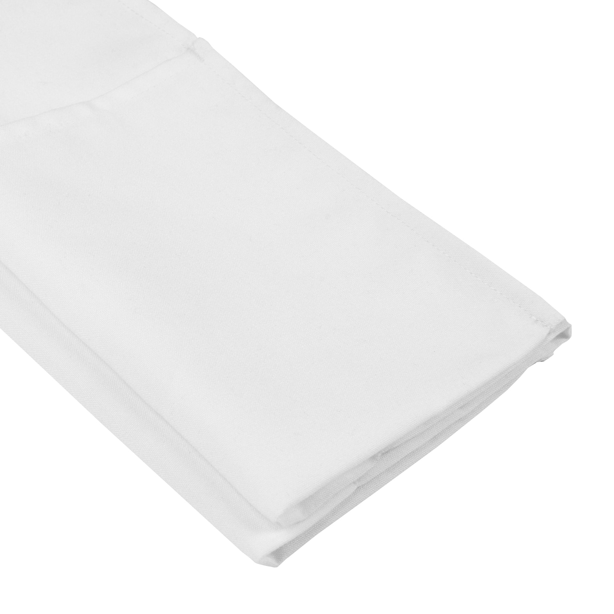 Chef 101 White Standard Waist Apron - with 3 Pockets - 24" x 12" - 1 count box